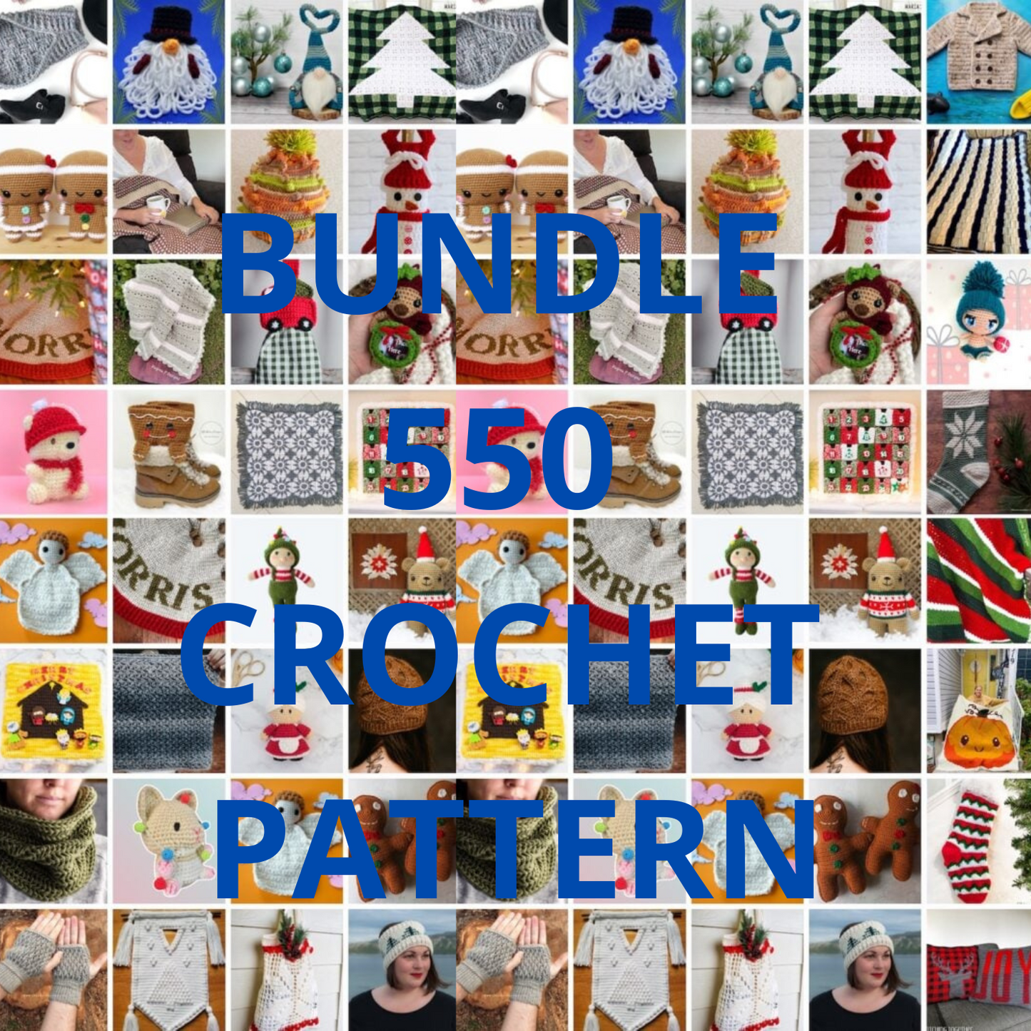 550 Amigurumi Crochet Patterns Bundle+BONUS